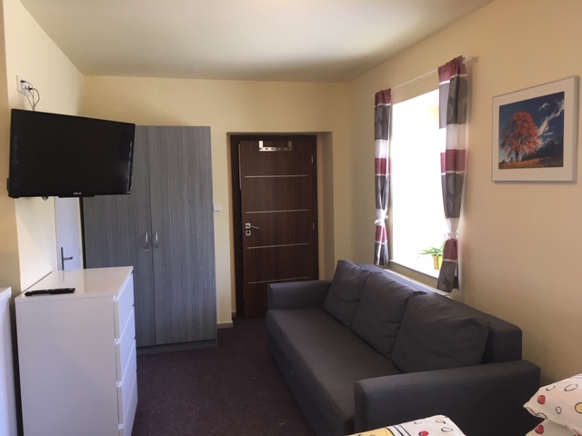 Šedé apartmá